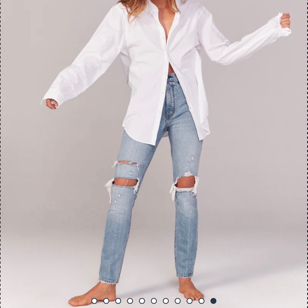 NEW! A&F High Rise Skinny Jeans size 26 2 R